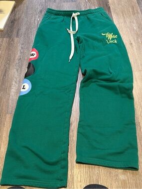 WML/Wish Me Luck Green Cozy Drawstring Sweatpants